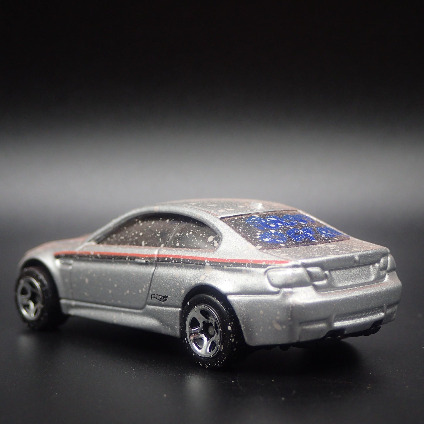 2004-2010 BMW M3 COUPE E92 BARN FIND SILVER 1:64 SCALE DIORAMA DIECAST MODEL CAR