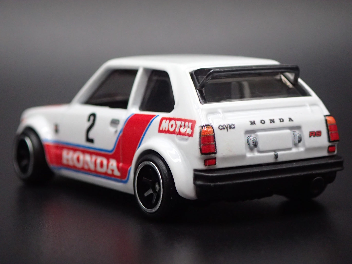 1973-1978 HONDA CIVIC CUSTOM WHITE 1:64 SCALE COLLECTIBLE DIECAST MODEL CAR