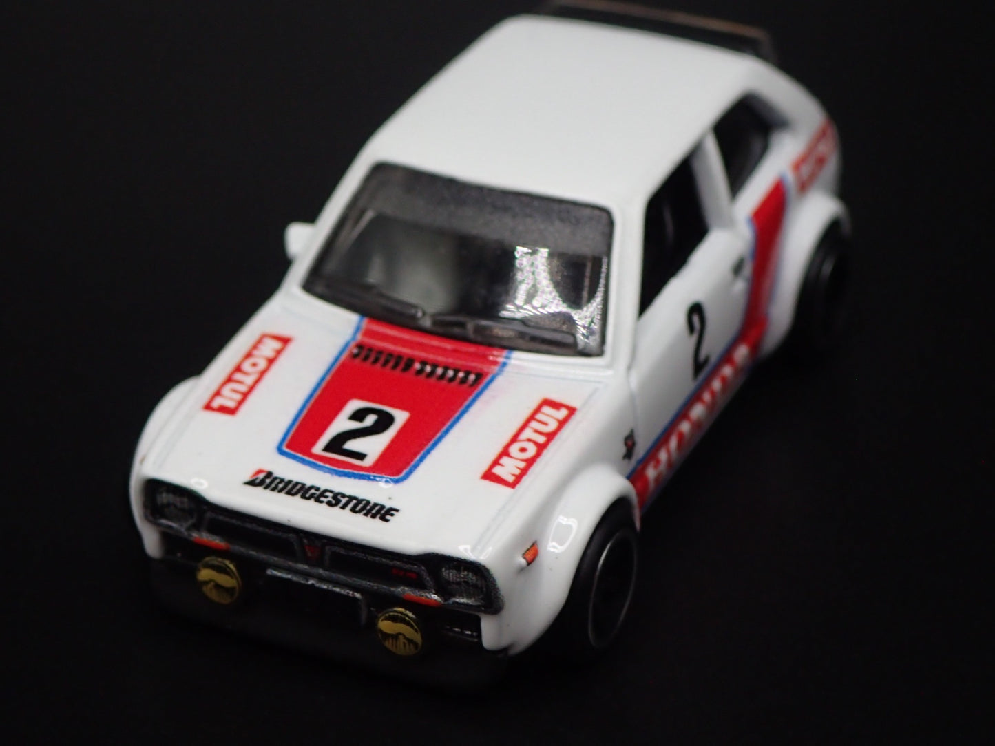 1973-1978 HONDA CIVIC CUSTOM WHITE 1:64 SCALE COLLECTIBLE DIECAST MODEL CAR