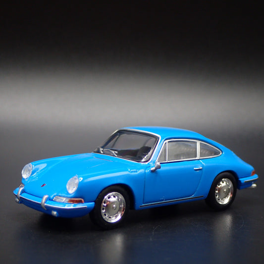 1963-1964 PORSCHE 901 911 BLUE 1:64 SCALE COLLECTIBLE DIORAMA DIECAST MODEL CAR