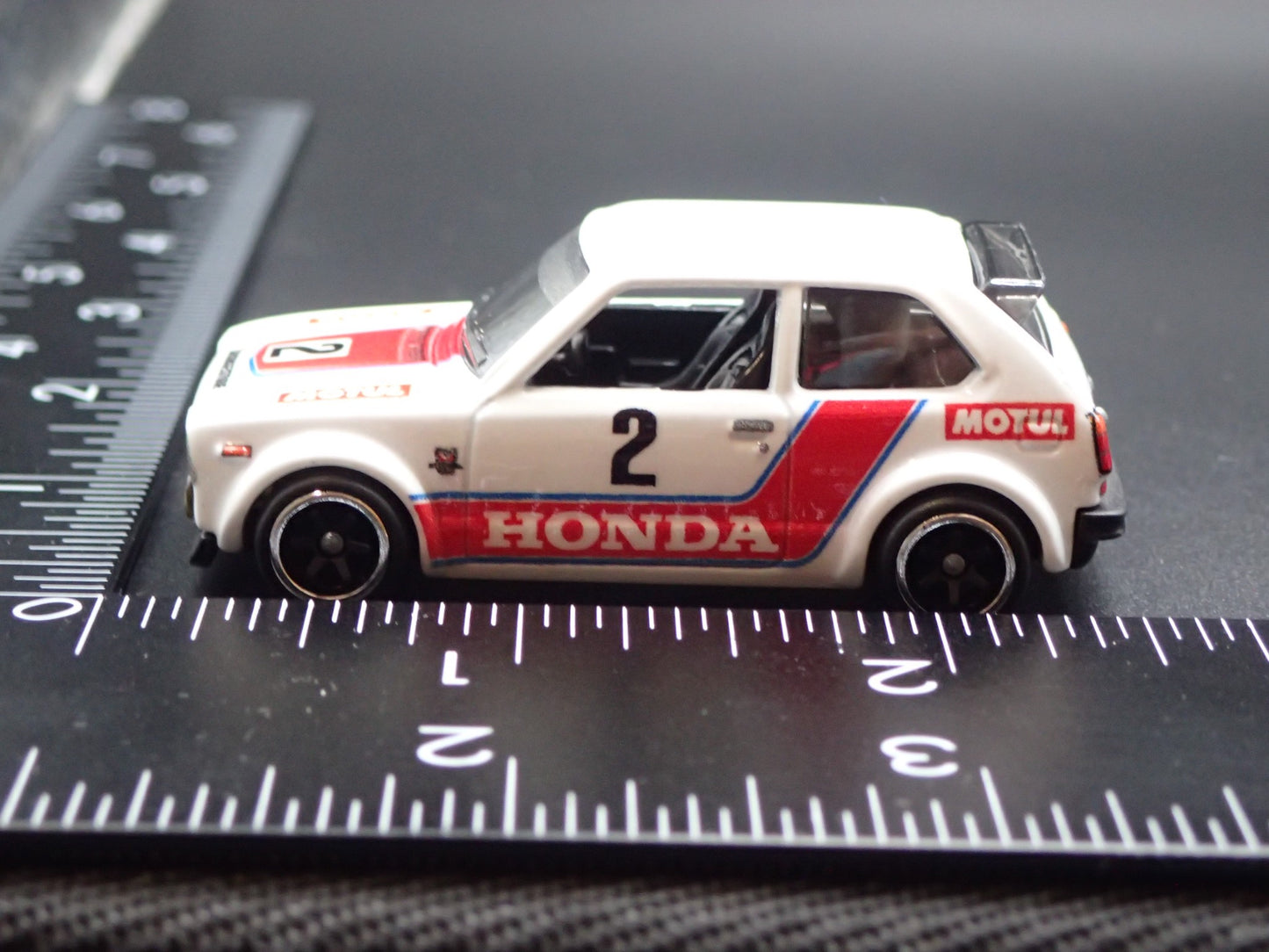 1973-1978 HONDA CIVIC CUSTOM WHITE 1:64 SCALE COLLECTIBLE DIECAST MODEL CAR