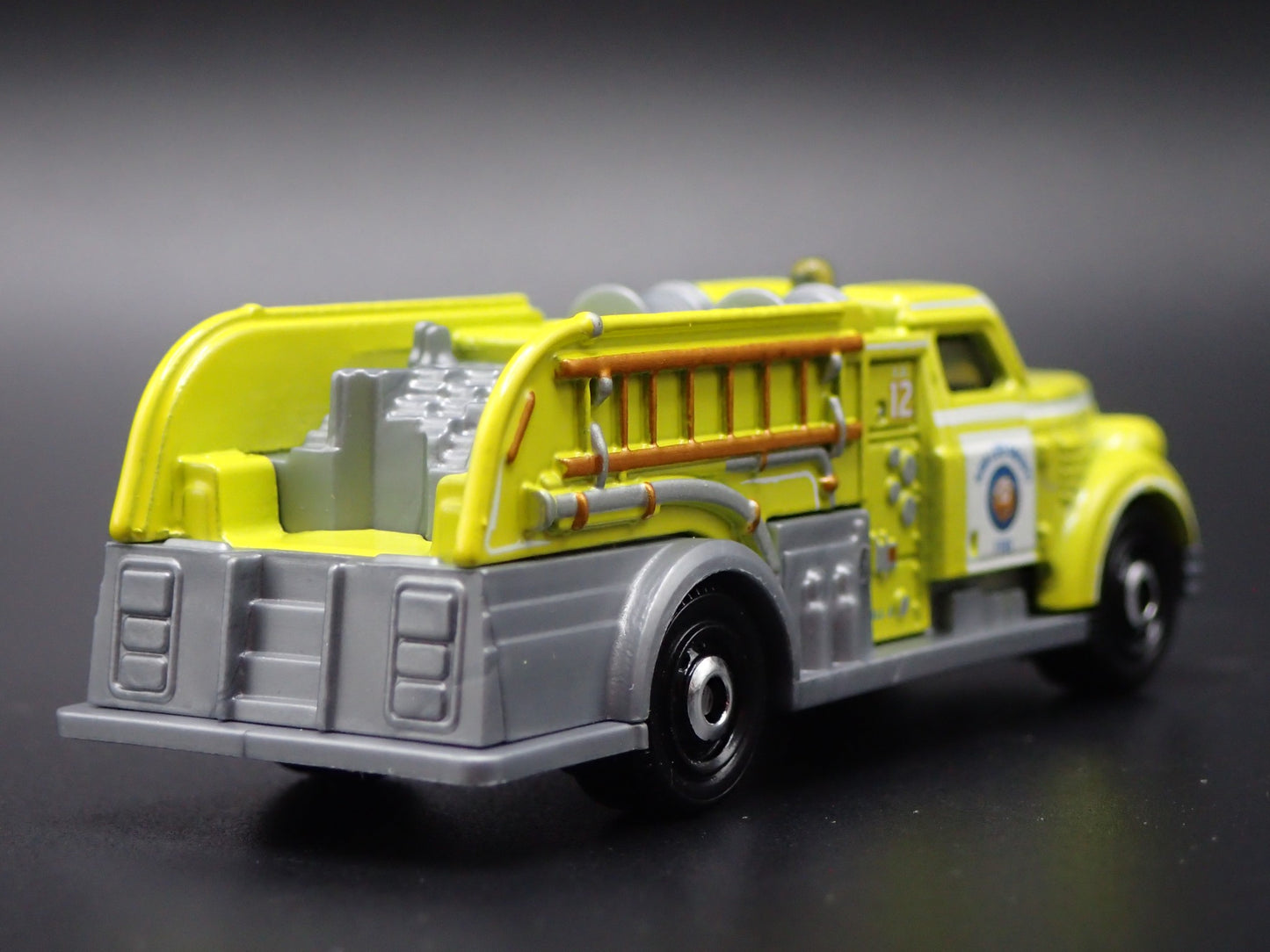 VINTAGE FIRE TRUCK SAN LUIS OBISPO, CA 1:64 MB SCALE DIORAMA DIECAST MODEL CAR