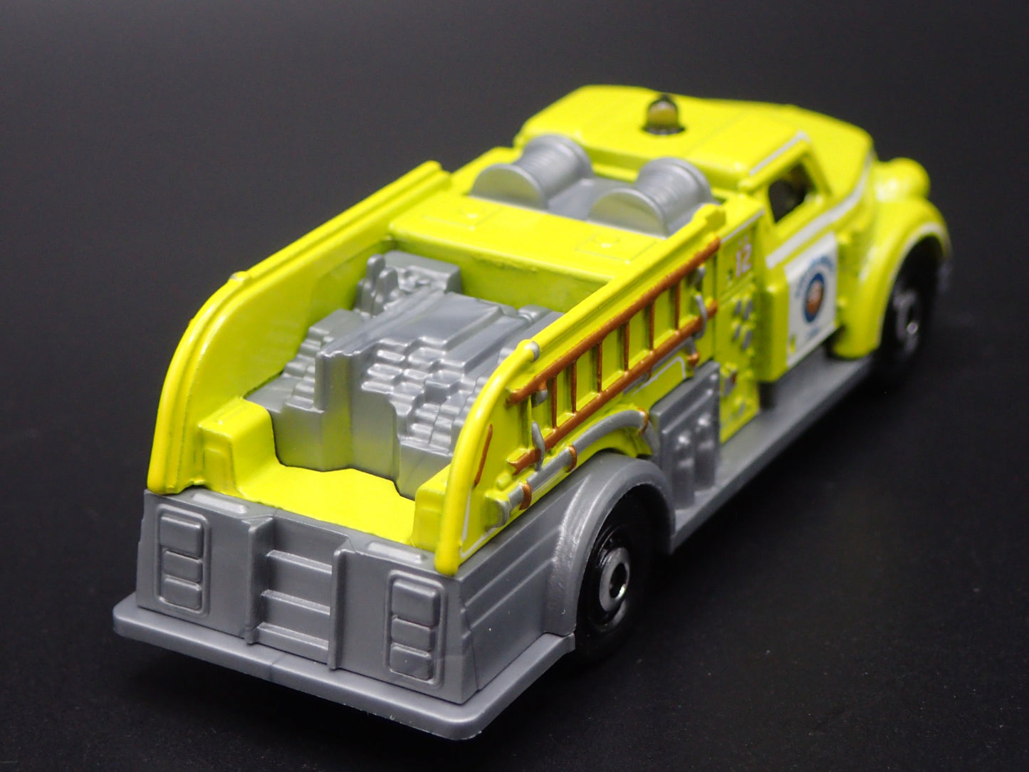 VINTAGE FIRE TRUCK SAN LUIS OBISPO, CA 1:64 MB SCALE DIORAMA DIECAST MODEL CAR