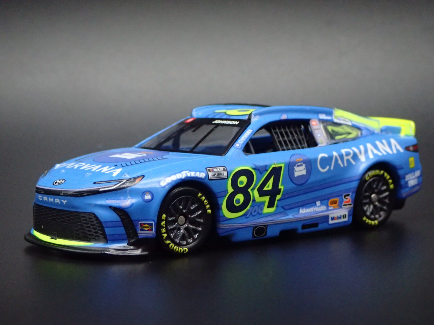2025 25 TOYOTA CAMRY #84 JIMMIE JOHNSON CARVANA 700TH NASCAR 1:64 DIECAST CAR