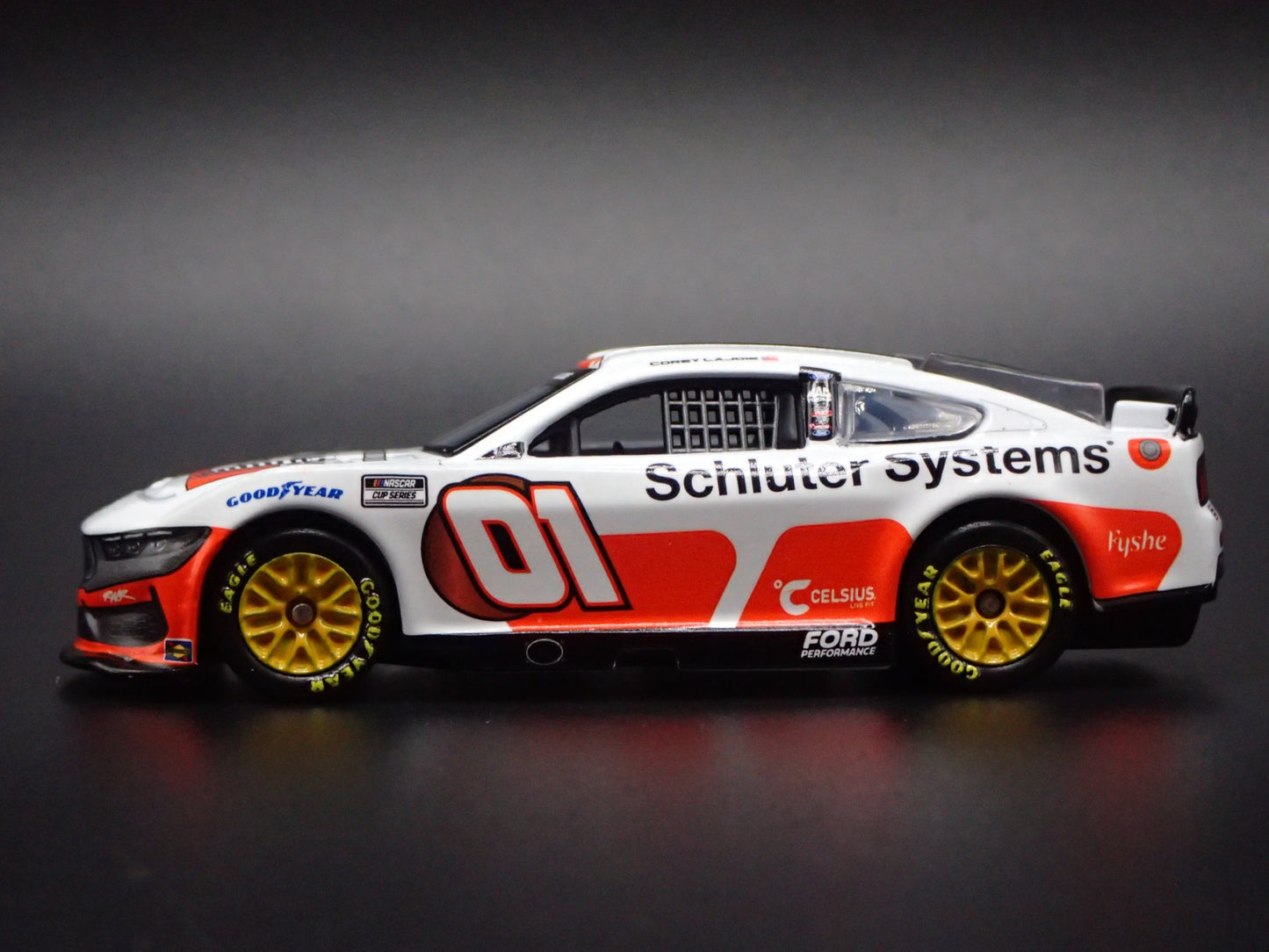 2025 25 FORD MUSTANG #1 COREY LAJOIE SCHLUTER NASCAR 1:64 DIECAST MODEL CAR