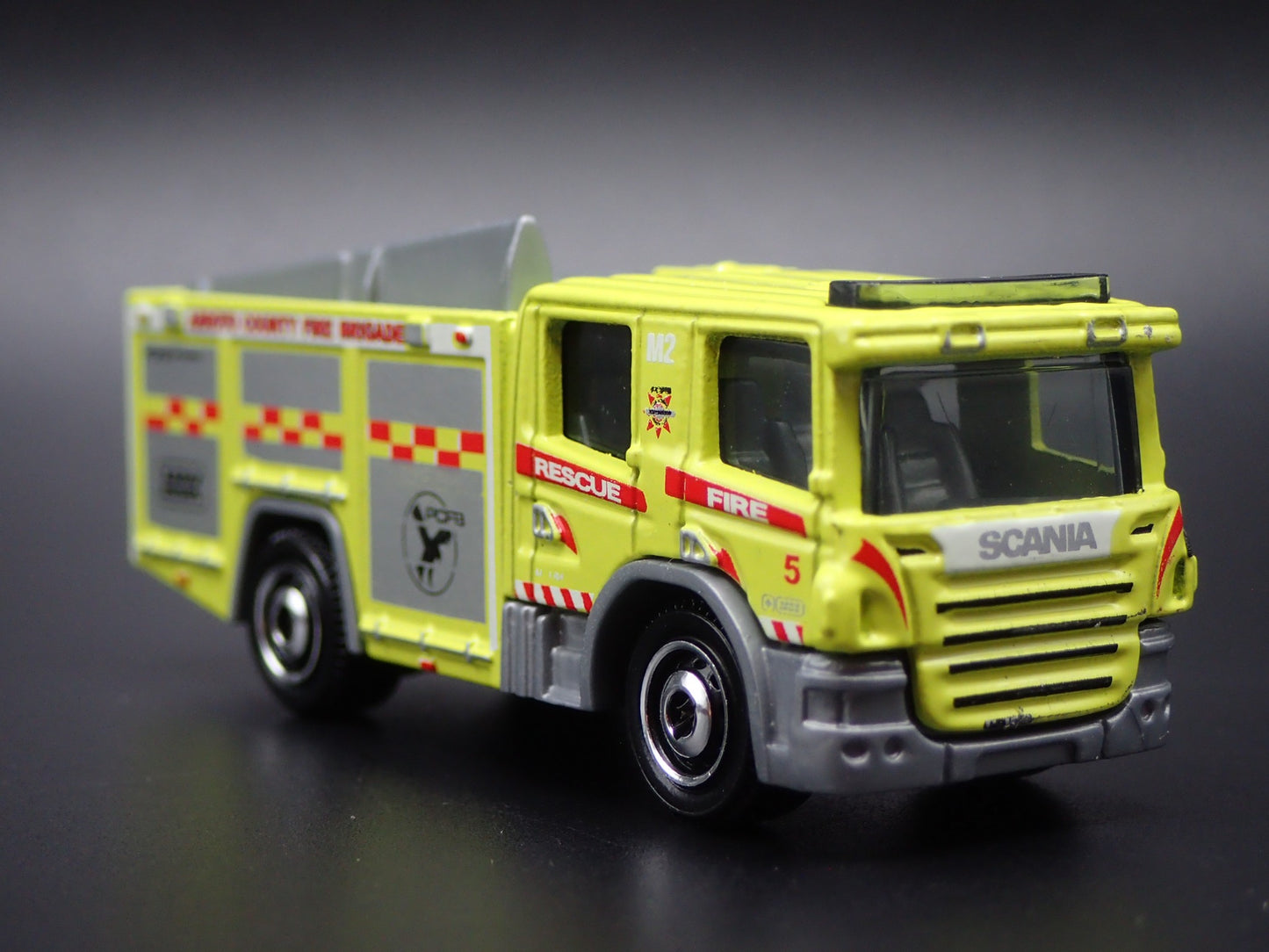 2016-2025 SCANIA P 360 FIRE TRUCK ARROYO COUNTY 1:64 MB SCALE DIECAST MODEL CAR