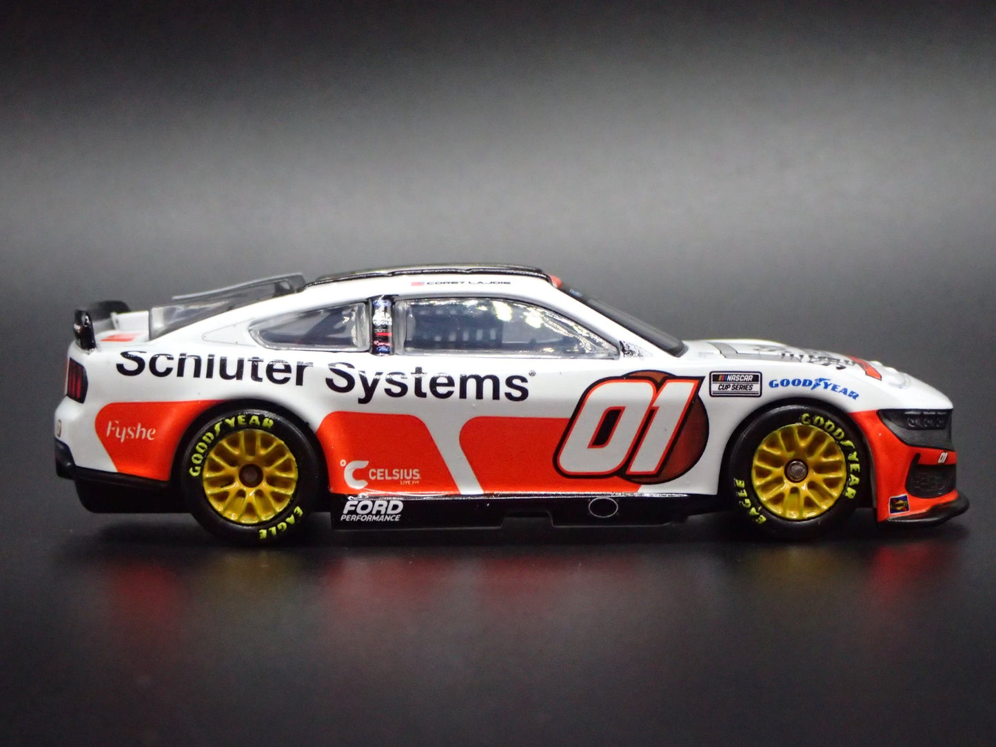 2025 25 FORD MUSTANG #1 COREY LAJOIE SCHLUTER NASCAR 1:64 DIECAST MODEL CAR