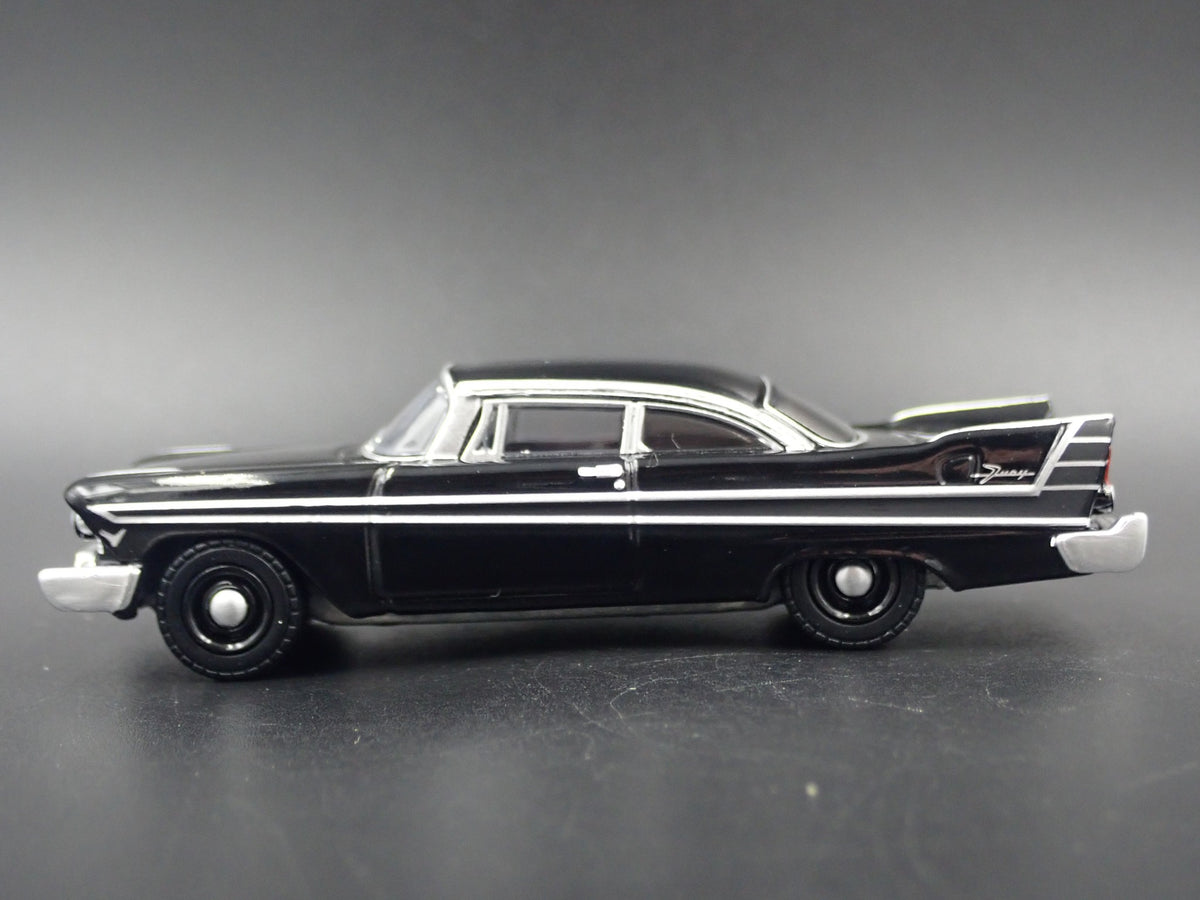 1957 57 PLYMOUTH FURY RARE 1/64 SCALE COLLECTIBLE DIORAMA DIECAST MODEL CAR-Burning Rubber Toy Company