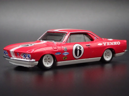 1965-1969 CHEVY CHEVROLET CORVAIR YENKO STINGER RED 1:64 SCALE DIECAST MODEL CAR