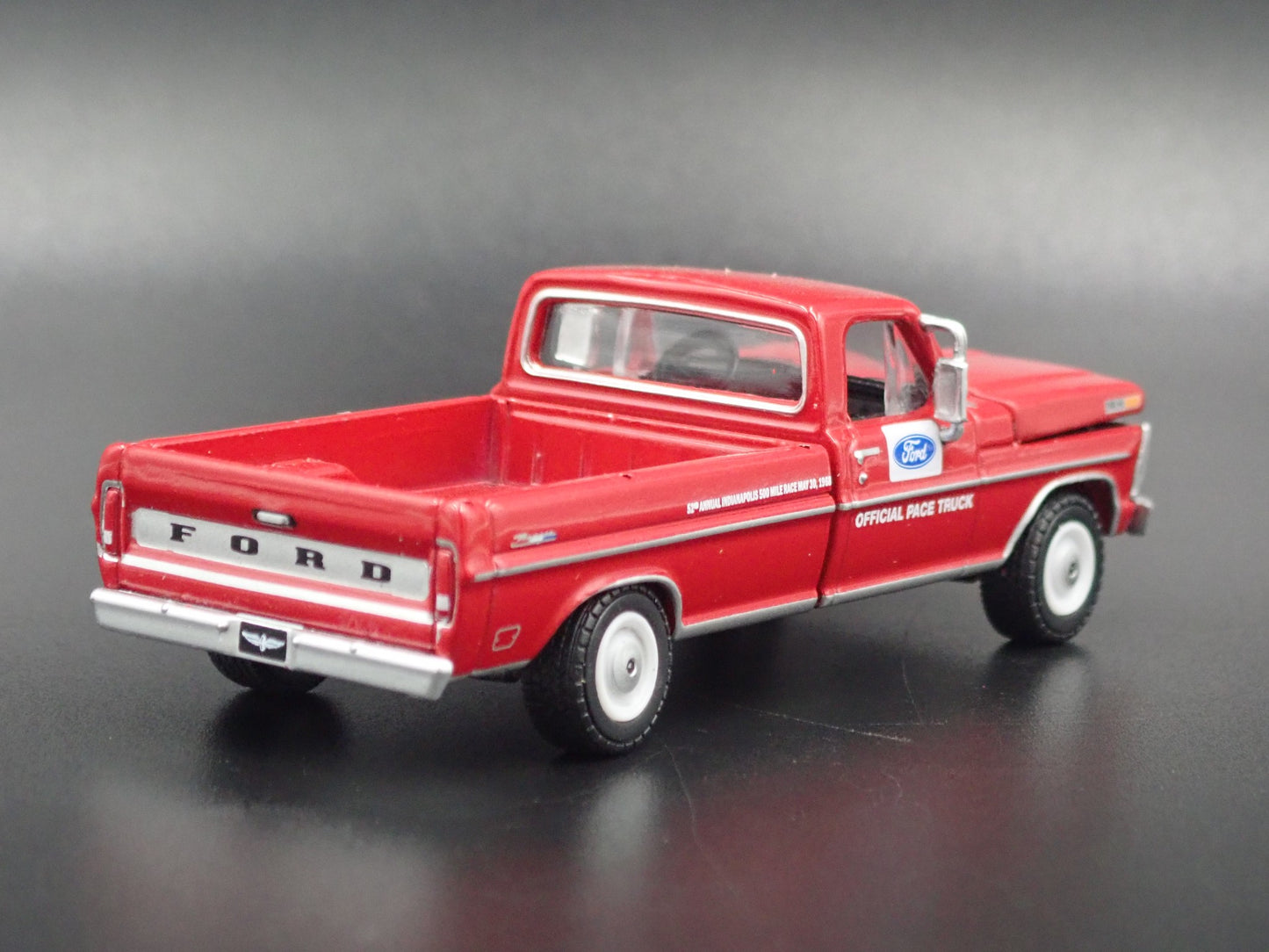 1968 FORD F100 PICKUP TRUCK INDIANAPOLIS 500 PACE 1:64 SCALE DIECAST MODEL CAR