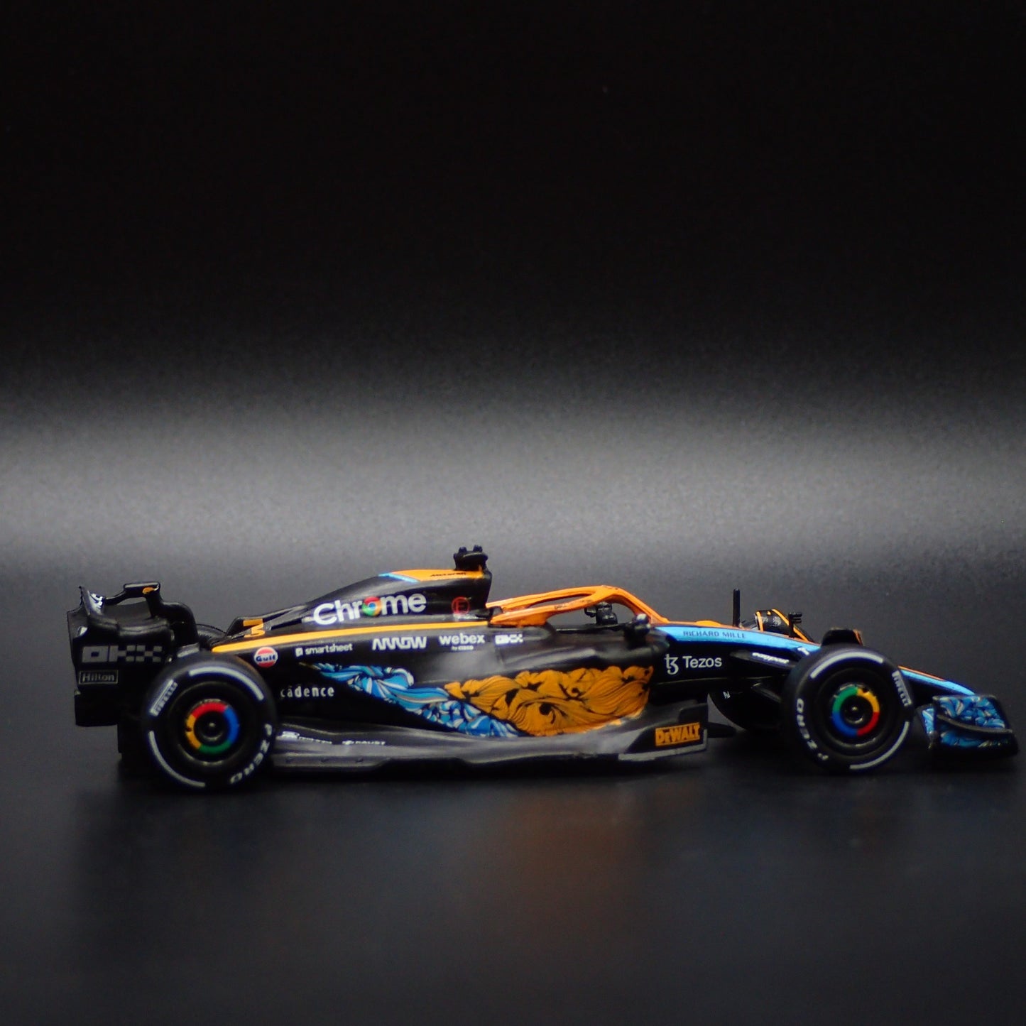 MCLAREN MCL36 DANIEL RICCIARDO #3 2022 ABU DHABI GP F1 1:64 DIECAST MODEL CAR