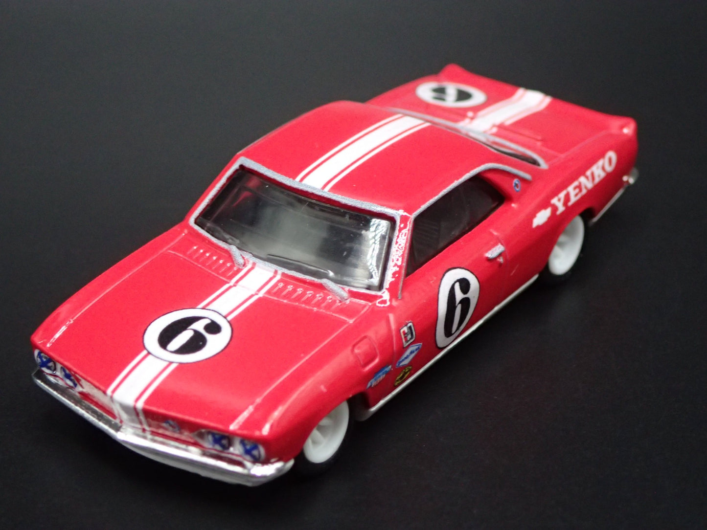 1965-1969 CHEVY CHEVROLET CORVAIR YENKO STINGER RED 1:64 SCALE DIECAST MODEL CAR