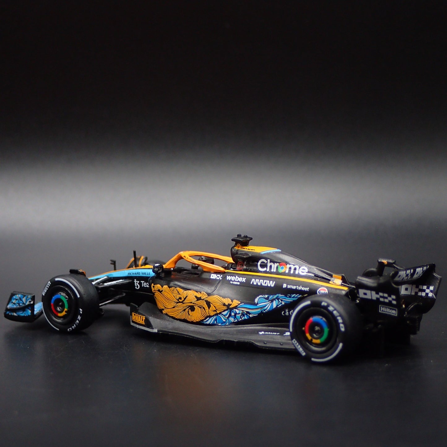 MCLAREN MCL36 DANIEL RICCIARDO #3 2022 ABU DHABI GP F1 1:64 DIECAST MODEL CAR