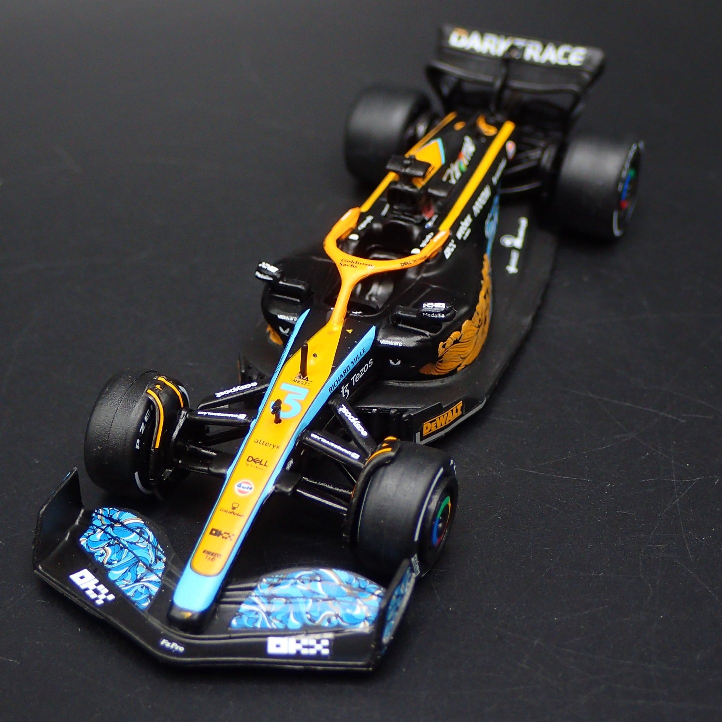 MCLAREN MCL36 DANIEL RICCIARDO #3 2022 ABU DHABI GP F1 1:64 DIECAST MODEL CAR