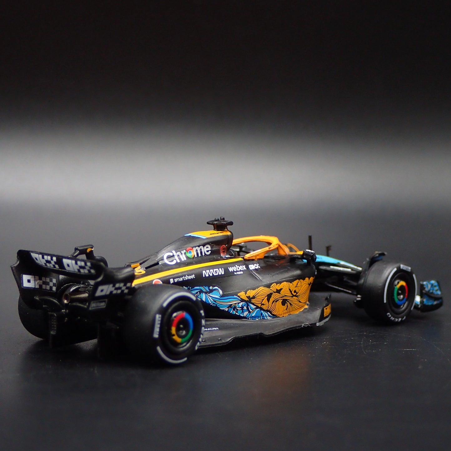 MCLAREN MCL36 DANIEL RICCIARDO #3 2022 ABU DHABI GP F1 1:64 DIECAST MODEL CAR