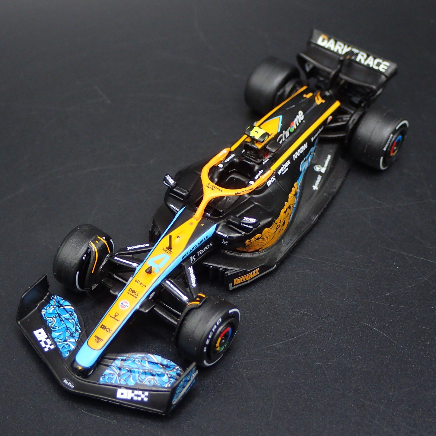 MCLAREN MCL36 LANDO NORRIS #4 2022 ABU DHABI GRAND PRIX F11:64 DIECAST MODEL CAR