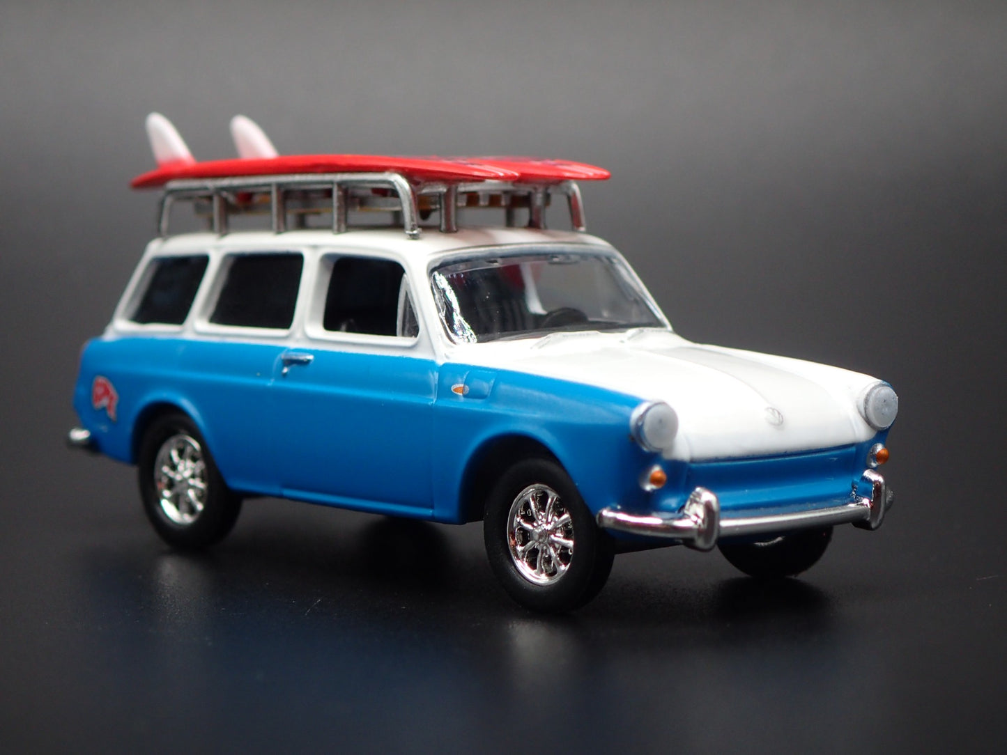 1961-1973 VW VOLKSWAGEN TYPE 3 SQUAREBACK GPK HITCH 1:64 SCALE DIECAST MODEL CAR