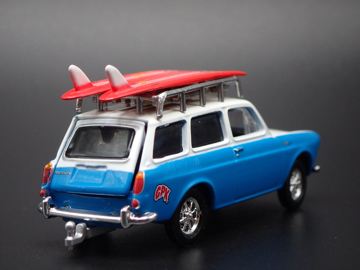 1961-1973 VW VOLKSWAGEN TYPE 3 SQUAREBACK GPK HITCH 1:64 SCALE DIECAST MODEL CAR