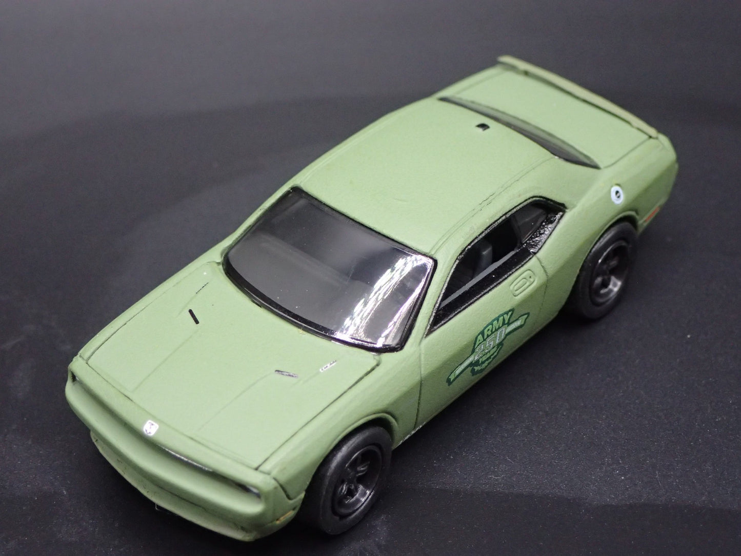 2008-2023 DODGE CHALLENGER RT ARMY 250 ANNIVERSARY 1/64 SCALE DIECAST MODEL CAR