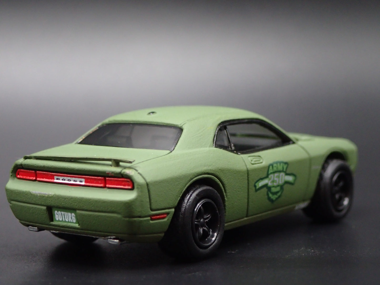2008-2023 DODGE CHALLENGER RT ARMY 250 ANNIVERSARY 1/64 SCALE DIECAST MODEL CAR
