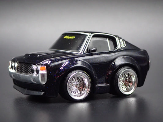 1970-1977 TOYOTA CELICA CAR TUNED JDM BLACK 1:64 SCALE DIORAMA DIECAST MODEL CAR