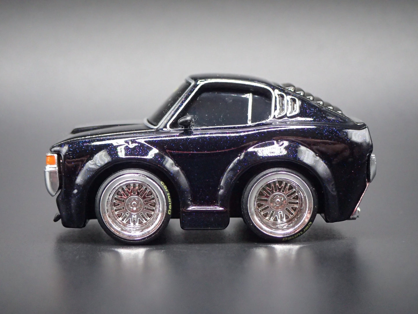 1970-1977 TOYOTA CELICA CAR TUNED JDM BLACK 1:64 SCALE DIORAMA DIECAST MODEL CAR