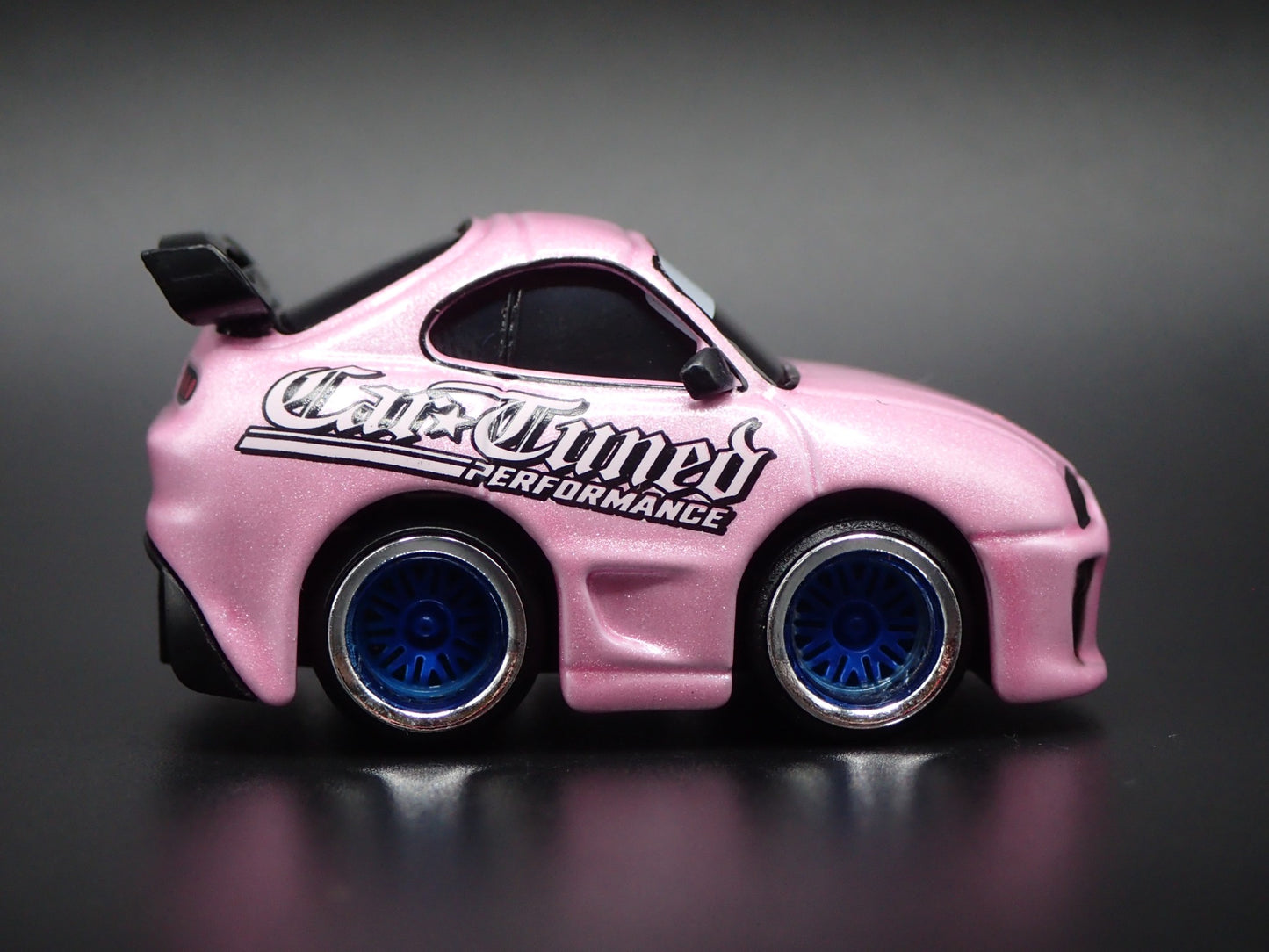 1993-2002 TOYOTA SUPRA CAR TUNED JDM PINK 1/64 SCALE DIORAMA DIECAST MODEL CAR