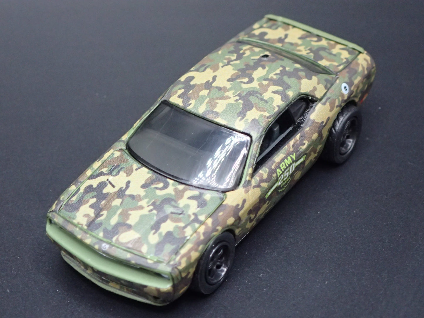 2008-2023 DODGE CHALLENGER RT ARMY 250 ANNIVERSARY 1/64 SCALE DIECAST MODEL CAR