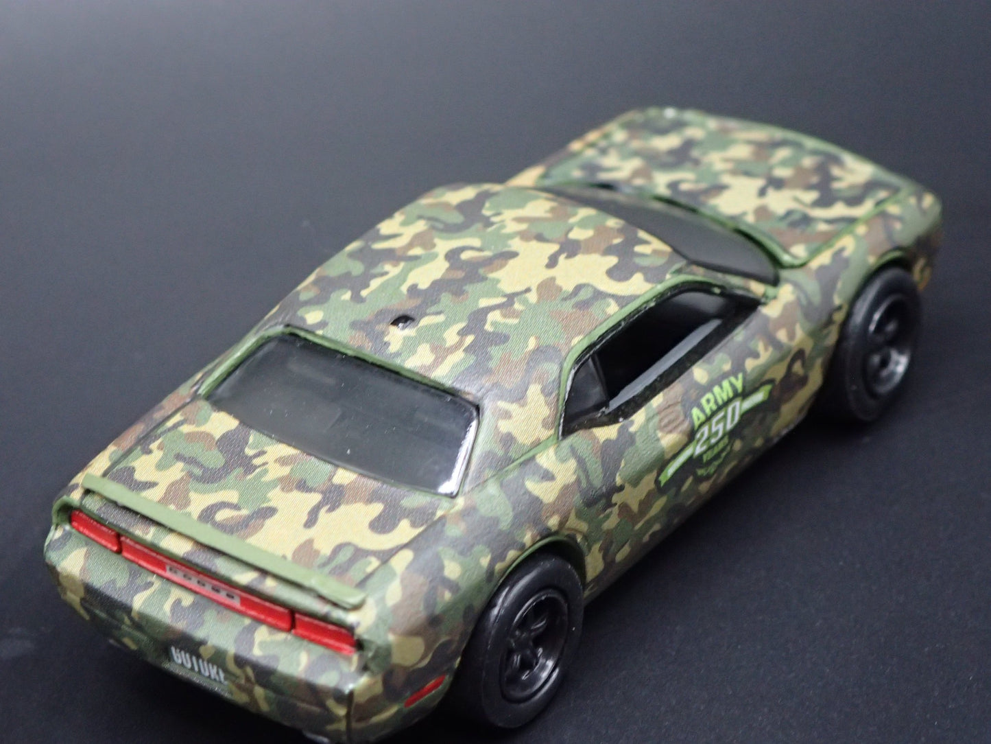 2008-2023 DODGE CHALLENGER RT ARMY 250 ANNIVERSARY 1/64 SCALE DIECAST MODEL CAR