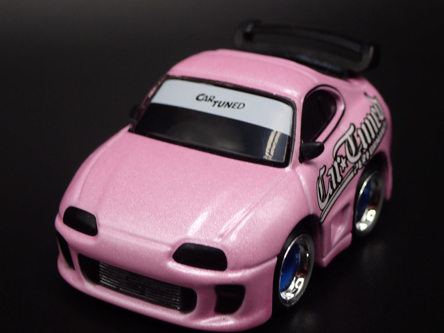 1993-2002 TOYOTA SUPRA CAR TUNED JDM PINK 1/64 SCALE DIORAMA DIECAST MODEL CAR