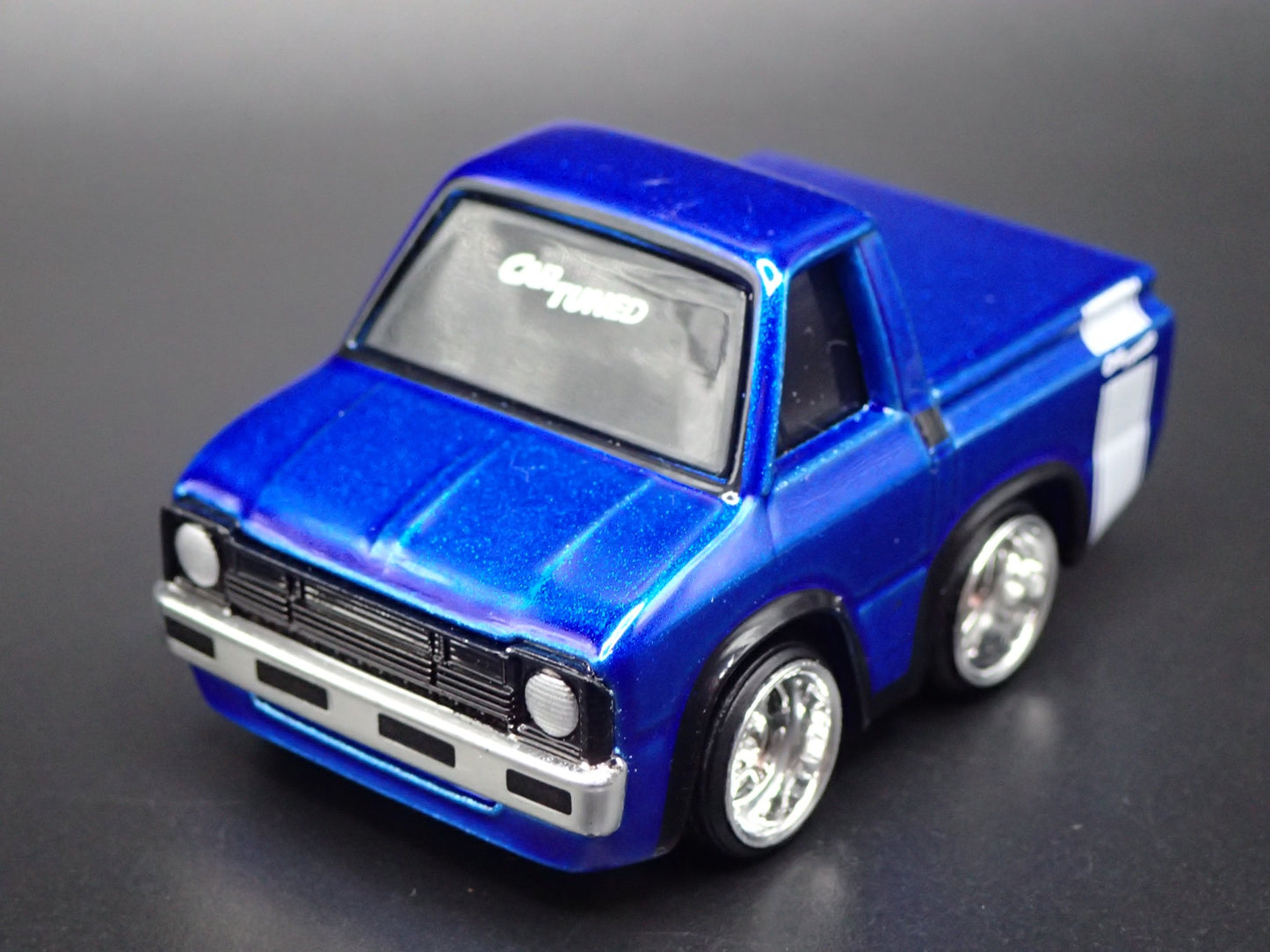 1981 81 TOYOTA HI LUX PICKUP TRUCK CAR TUNED BLUE 1/64 SCALE DIECAST MODEL CAR