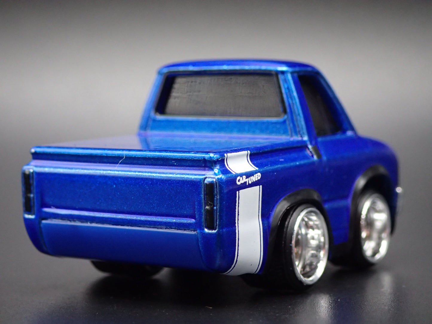 1981 81 TOYOTA HI LUX PICKUP TRUCK CAR TUNED BLUE 1/64 SCALE DIECAST MODEL CAR