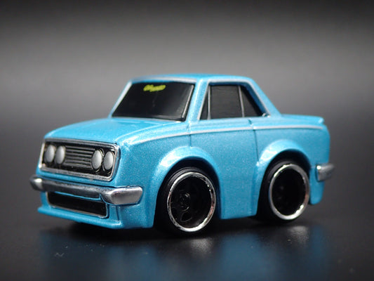 1968-1969 TOYOTA CORONA CAR TUNED BLUE 1/64 SCALE COLLECTIBLE DIECAST MODEL CAR