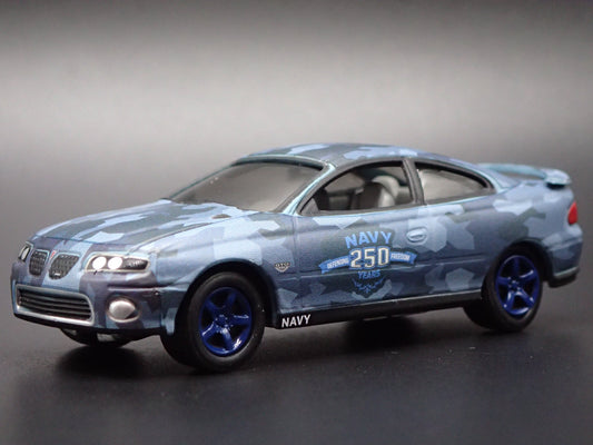 2004-2006 PONTIAC GTO NAVY 250TH ANNIVERSARY BLUE 1:64 SCALE DIECAST MODEL CAR