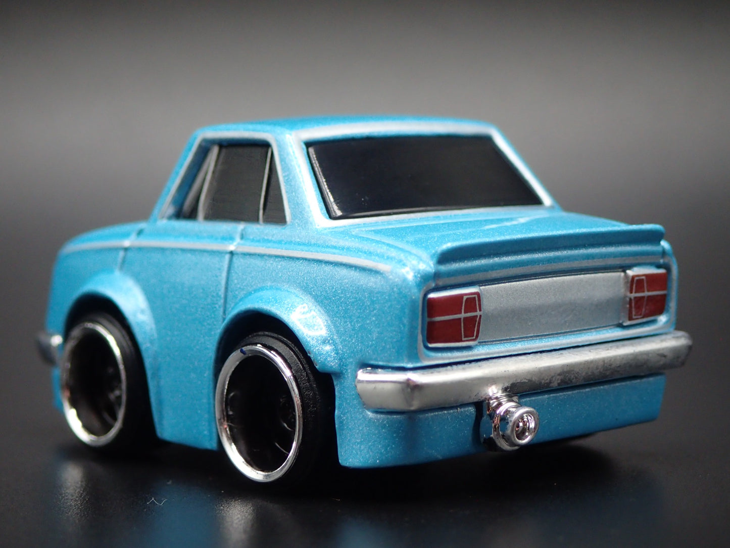1968-1969 TOYOTA CORONA CAR TUNED BLUE 1/64 SCALE COLLECTIBLE DIECAST MODEL CAR