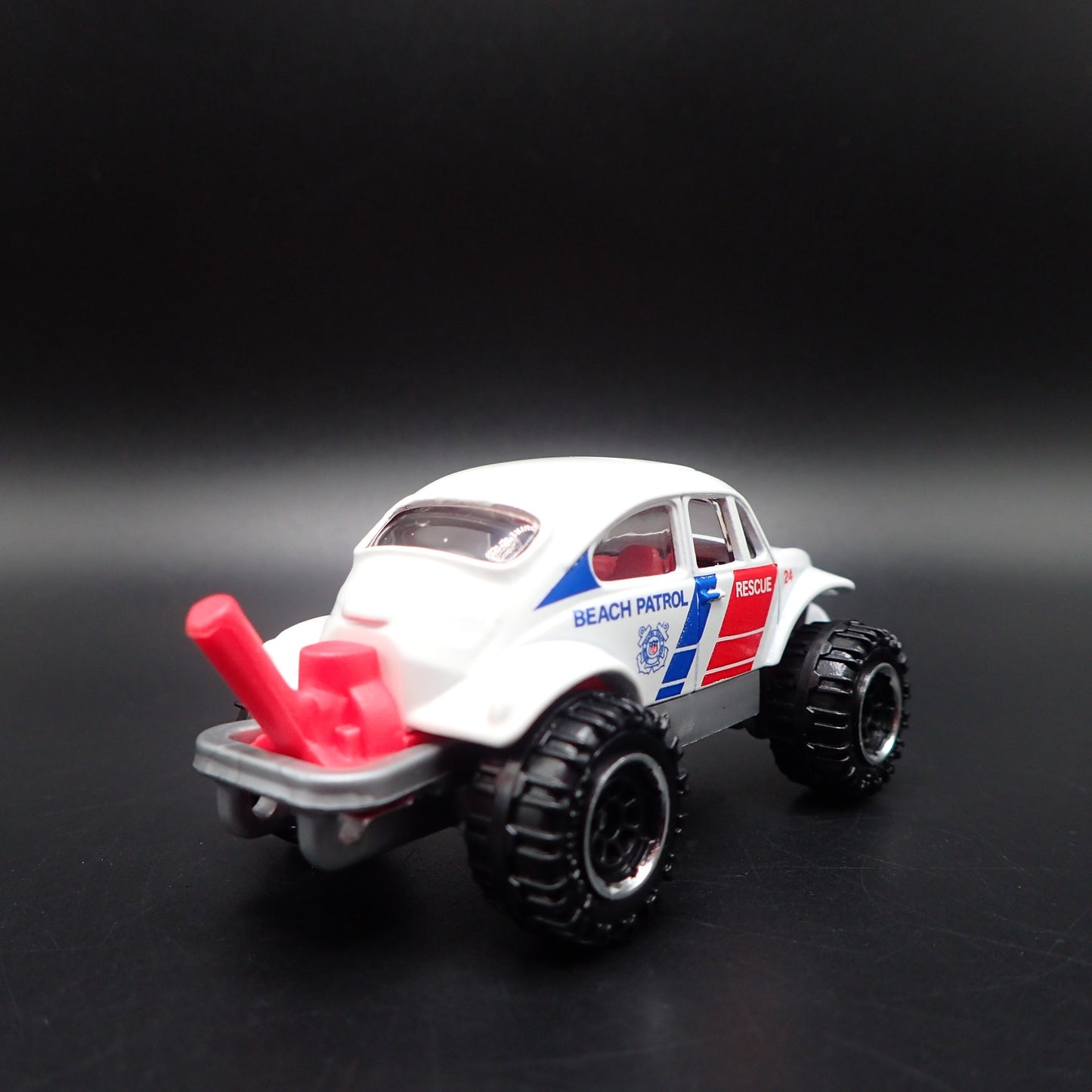 VW VOLKSWAGEN BAJA BEETLE BUG BEACH PATROL 1:64 SCALE DIORAMA DIECAST MODEL CAR