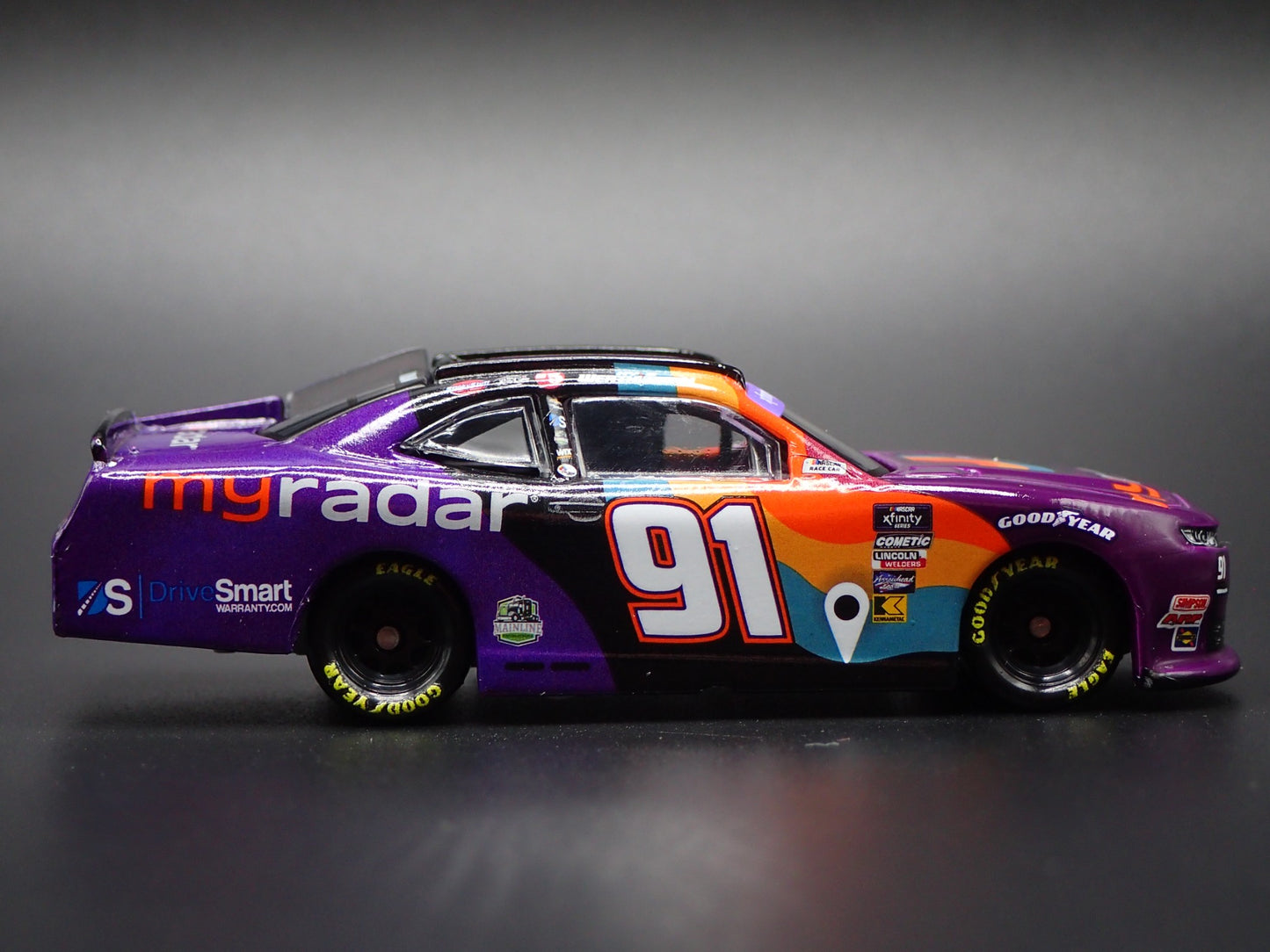 2024 24 CHEVY CAMARO #91 KYLE WEATHERMAN MYRADAR NASCAR 1:64 SCALE DIECAST CAR