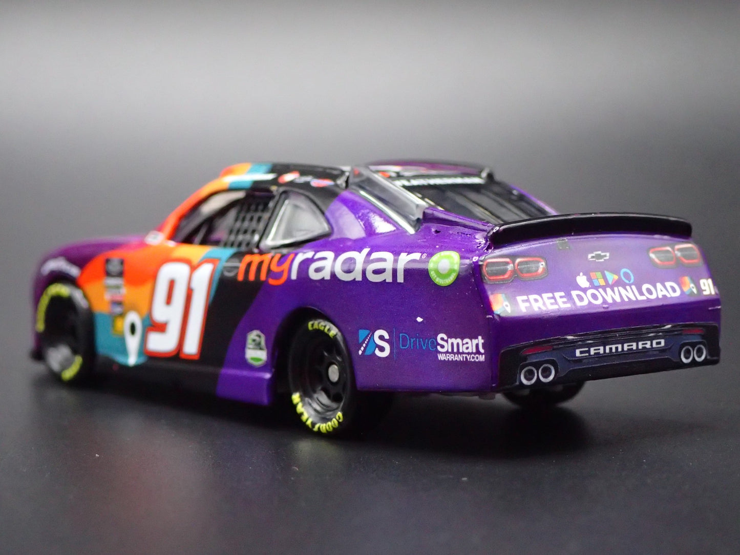 2024 24 CHEVY CAMARO #91 KYLE WEATHERMAN MYRADAR NASCAR 1:64 SCALE DIECAST CAR