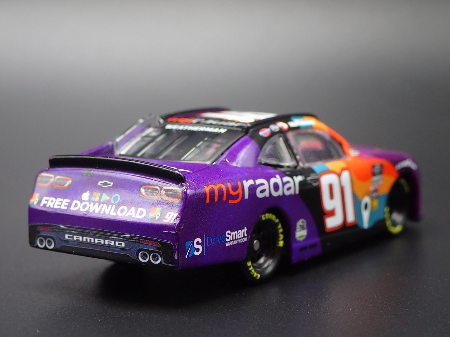 2024 24 CHEVY CAMARO #91 KYLE WEATHERMAN MYRADAR NASCAR 1:64 SCALE DIECAST CAR