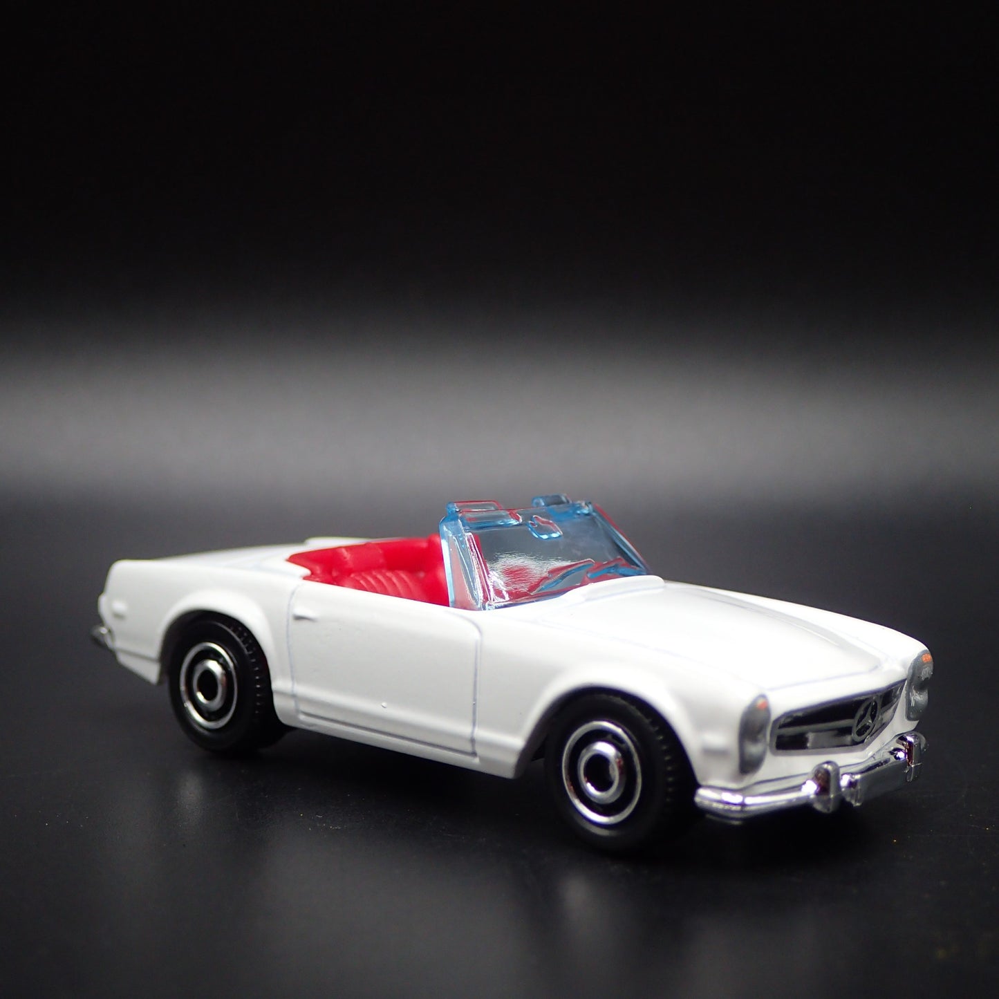 1963-1967 MERCEDES-BENZ 230 SL CONVERTIBLE 1:64 SCALE DIORAMA DIECAST MODEL CAR