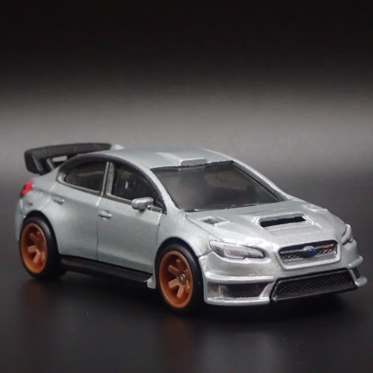 2015-2021 SUBARU WRX STI SILVER 1:64 SCALE COLLECTIBLE DIORAMA DIECAST MODEL CAR