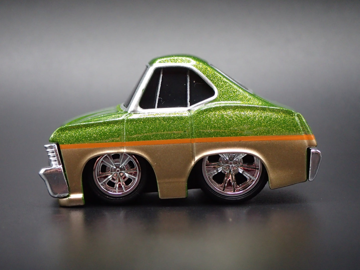 1967 67 CHEVY CHEVROLET IMPALA CAR TUNED GREEN 1:64 SCALE DIECAST MODEL CAR