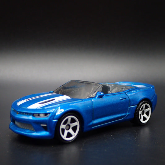 2016-2024 CHEVY CHEVROLET CAMARO CONVERTIBLE BLUE 1/64 SCALE DIECAST MODEL CAR