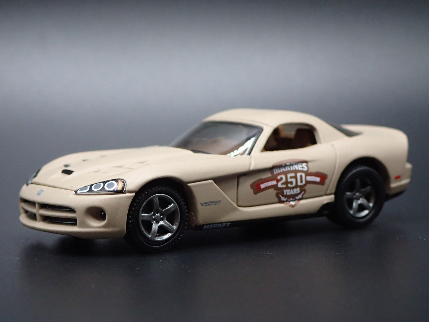 2008-2010 DODGE VIPER SRT10 MARINES 250 ANNIVERSARY 1/64 SCALE DIECAST MODEL CAR