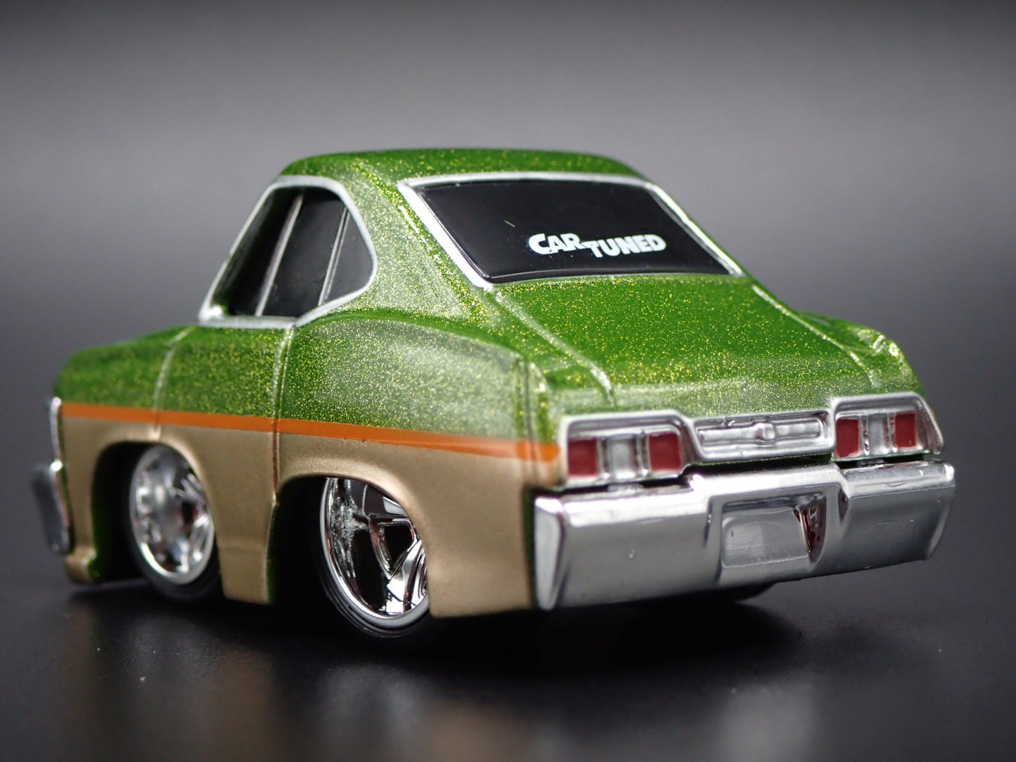 1967 67 CHEVY CHEVROLET IMPALA CAR TUNED GREEN 1:64 SCALE DIECAST MODEL CAR