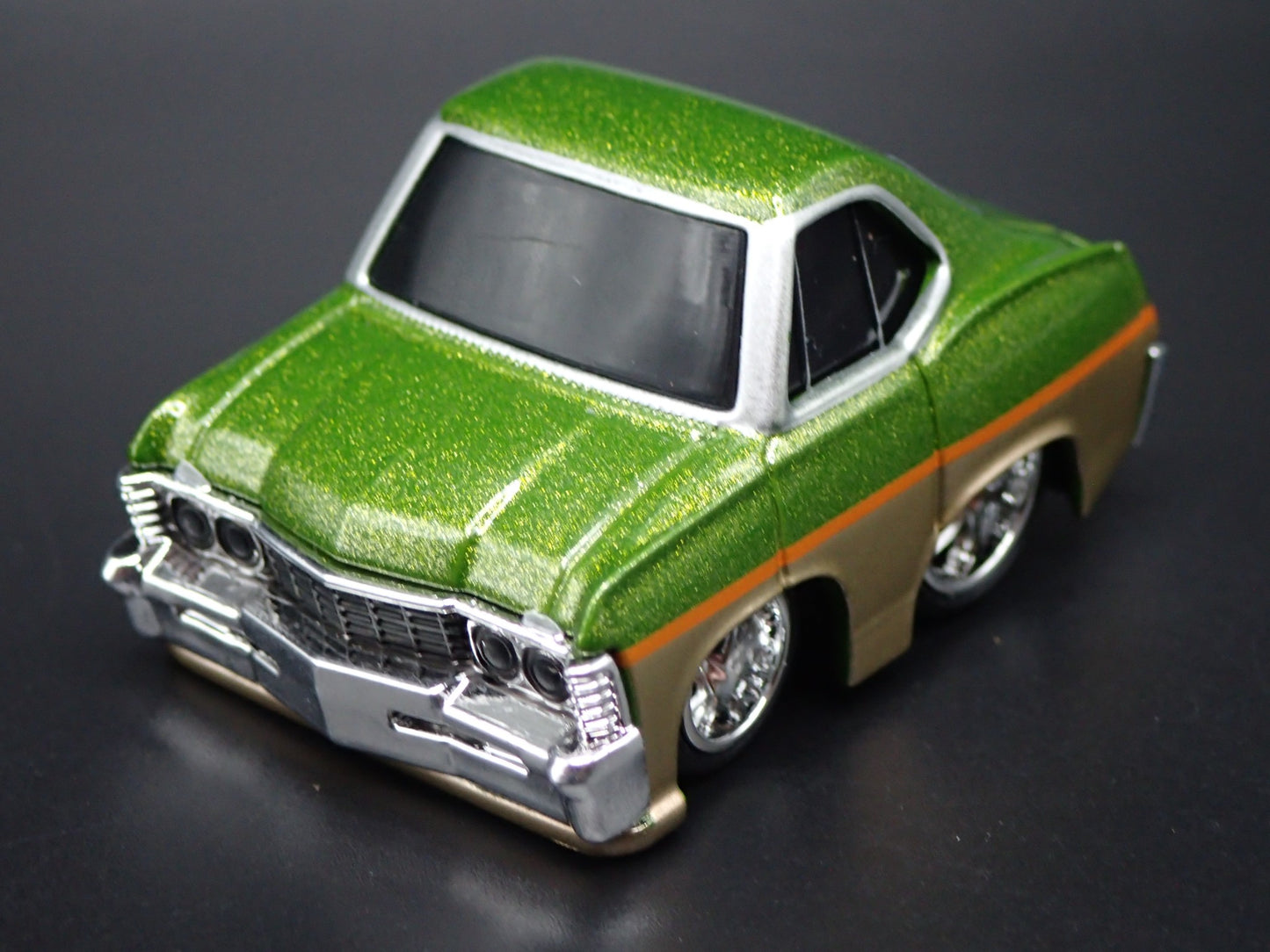 1967 67 CHEVY CHEVROLET IMPALA CAR TUNED GREEN 1:64 SCALE DIECAST MODEL CAR