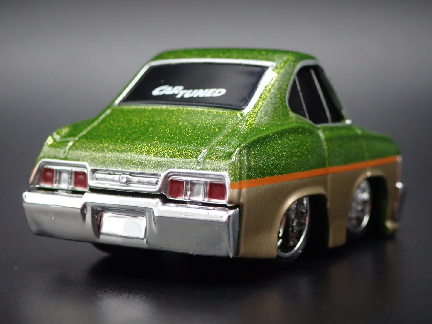 1967 67 CHEVY CHEVROLET IMPALA CAR TUNED GREEN 1:64 SCALE DIECAST MODEL CAR