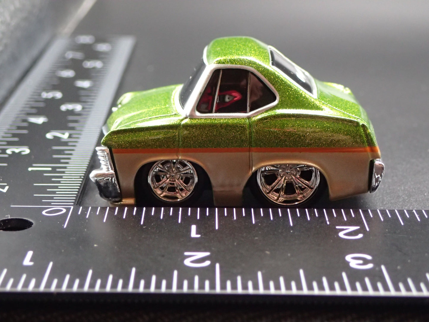 1967 67 CHEVY CHEVROLET IMPALA CAR TUNED GREEN 1:64 SCALE DIECAST MODEL CAR