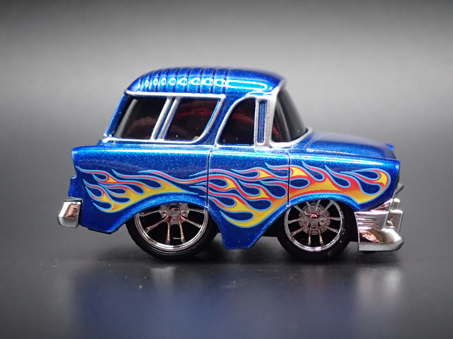 1956 56 CHEVY CHEVROLET NOMAD WAGON TUNED 1:64 SCALE DIORAMA DIECAST MODEL CAR