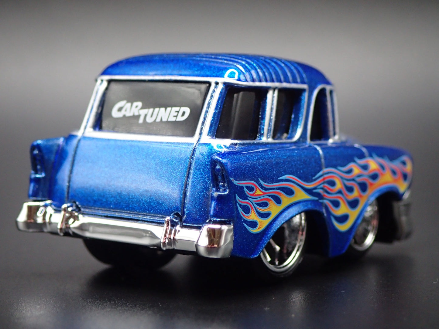 1956 56 CHEVY CHEVROLET NOMAD WAGON TUNED 1:64 SCALE DIORAMA DIECAST MODEL CAR